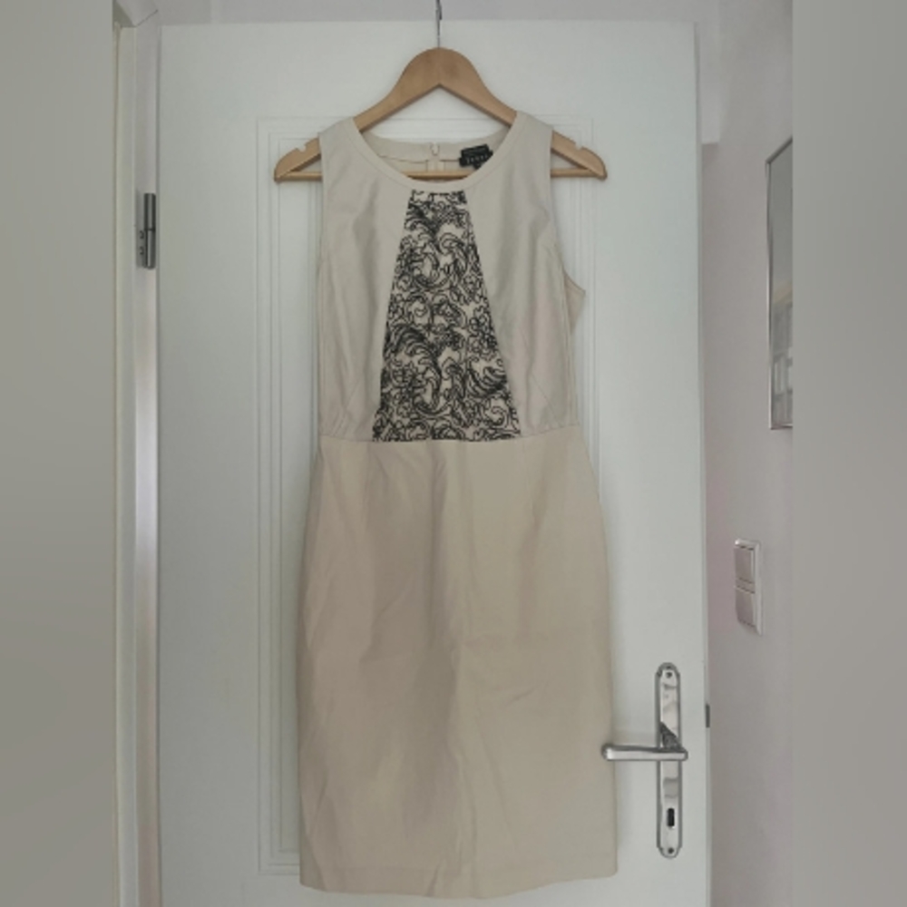 Multicolored Sleeveless Halter Sheath Mini Dress